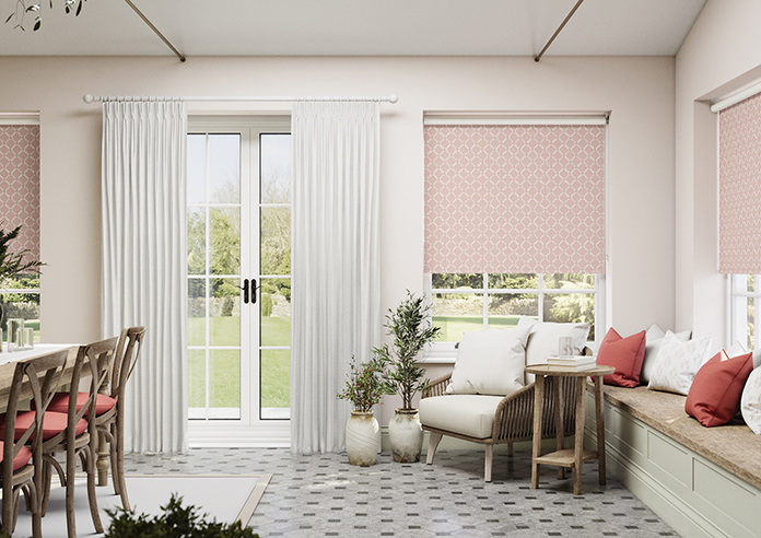 Gianna, Cameo Rose - Twist&Fit Roller Blind - Image 3